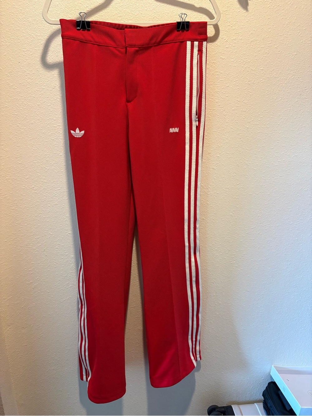NWOT AVAVAV x Adidas Pleated Wide Leg Pant.